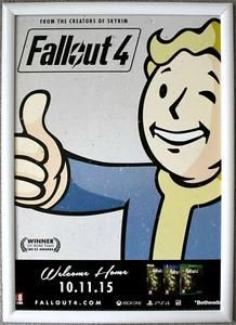 Fallout 4 RARE PS4 PC XBOX ONE 42cm x 59cm Promotional Poster - Picture 1 of 1