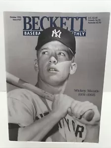 Mickey Mantle Commemorative October 1995 Beckett Baseball Magazine #127 - Picture 1 of 12