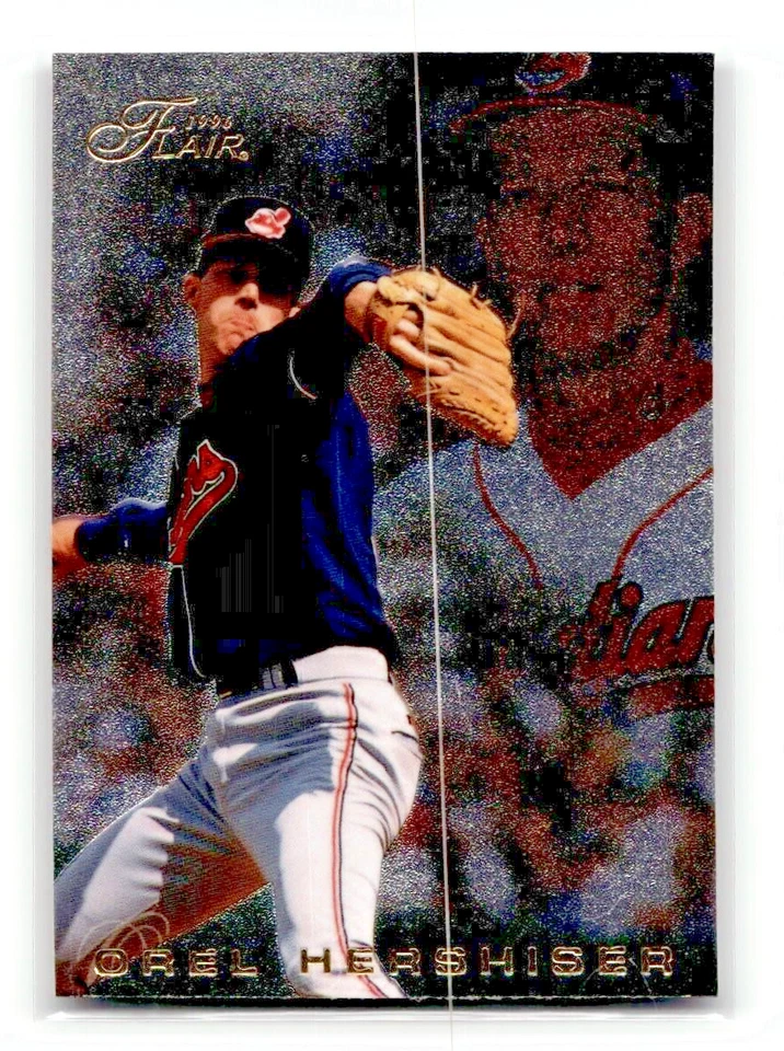 Orel Hershiser 1996 Flair  #66 Cleveland Indians BASEBALL - Image 1 of 2