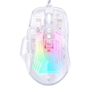 RGBs Gamings Mouse USB Cord 12800DPI Ergonomics Gamers Optical Mouse with Light - Picture 1 of 8