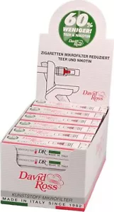 David Ross Minifilter 8mm - Zigarettenfilteraufsatz mit Microfiltern Filter - Bild 1 von 3