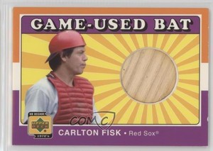 2001 Upper Deck Decade 1970's Game-Used Bats Carlton Fisk #B-CF HOF