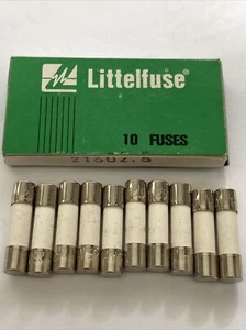 LITTELFUSE 21602.5 Standard Fuse New Lot Quantity-10 - Picture 1 of 6