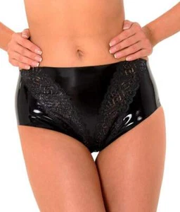 Anita Berg - Heißer Latex Taillen-Slip mit zarter Spitze in diversen Farben - Bild 1 von 4