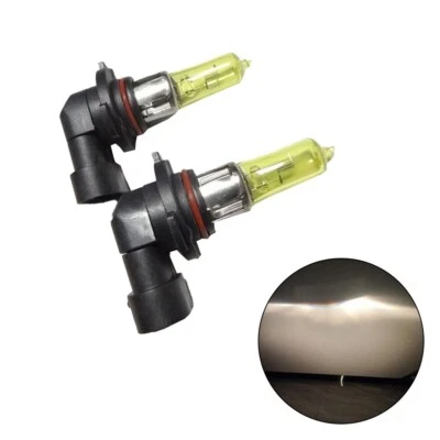 2pcs Yellow Halogen Bulb 9005 HB3 for High Beam Headlight Efficient Lighting - Image 1 of 4