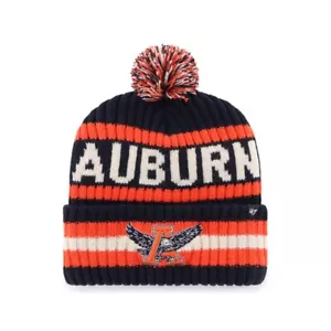 Auburn Tigers 47 Brand Bering Cuff Knit Beanie - Navy - Vintage Logo - Picture 1 of 1