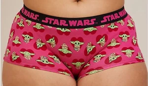 NWT SEXY BBW FASHION XXX BEAUTIFUL TORRID NEW STAR WARS COTTON MID RISE BOYSHORT - Picture 1 of 6