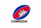 Sticker decal car flag biker bike vinyl rugby ball banner country cambodia