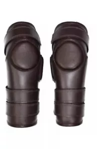 3 correas para polo y protectores de rodilla acolchados de cuero original - Imagen 1 de 5