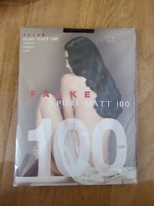 Falke Pure Matt 100 Tights Opaque Matt 40110 Color Barolo Size M 