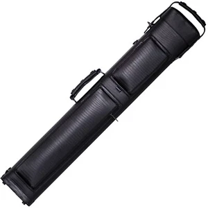 OKKO Billard Pool Queue Hard Deluxe Case Kunstleder schwarz 3x5 - Bild 1 von 18