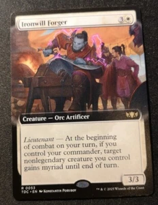 Ironwill Forger - Extended Art - TDC - MTG - EN - NM - 0053 - Picture 1 of 1