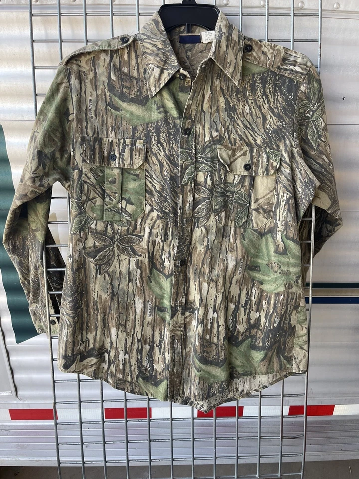 Sports Afield Vintage 90s Realtree Camoflage Hunting Button-Up Shirt Mens Large - Image 1 of 4