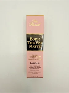 Too Faced Born This Way Matte Oil Free Foundation #Golden -1oz NEW - Picture 1 of 5