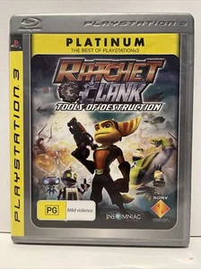 Playstation 3 Ratchet & Clank Tools Of Destruction PS3 Game Platinum T11 - Picture 1 of 3
