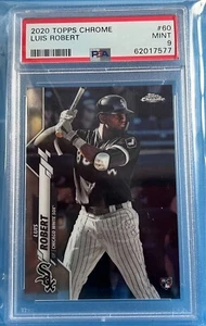 2020 Topps Chrome Luis Robert Rookie RC #60 PSA 9 Mint Chicago White Sox - Picture 1 of 1