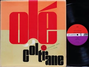 JOHN COLTRANE "OLE COLTRANE" ATLANTIC 1373 MONO BLACK FAN LAMINATED VG+/VG++ - Imagen 1 de 4