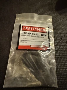 Sears Craftsman USA Nos 11pc Hex Key Set SAE 46693 - Picture 1 of 4