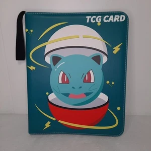 Pokémon TCG 3 anelli Pokemon raccoglitore zip per carte cerniera Charizard Bulbasaur - Foto 1 di 5