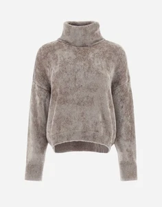 HERNO Resort Rollkragenpullover aus Chenille Kit, Beige, Gr 40, TOP - Bild 1 von 4
