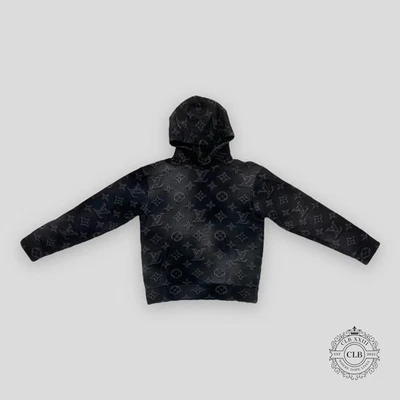 LOUIS VUITTON 2054 SUDADERA CON CAPUCHA MONOGRAMA 3D - GRIS Foto 1 de 4