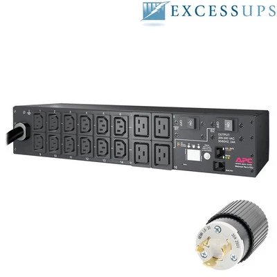 APC AP7811 Rack PDU Metered RM 2U 30A 208/230V, Output:(12)C13, (4)C19 - Refu... - Image 1 of 2