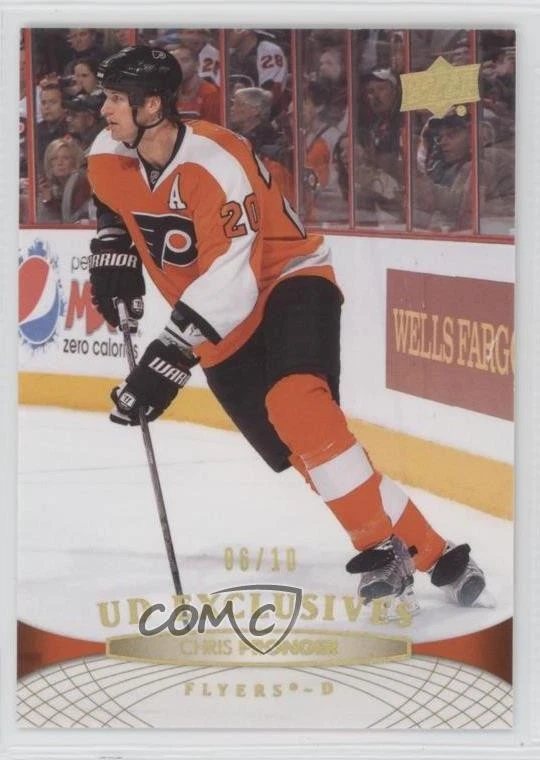 2011-12 Upper Deck High Gloss UD Exclusives /10 Chris Pronger #62 HOF - Image 1 of 2