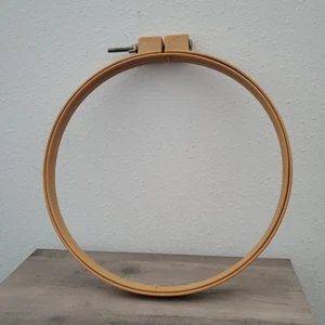 Vintage Plastic Embroidery Hoop 12” Cross Stitch Needlepoint Embroidery - Picture 1 of 11