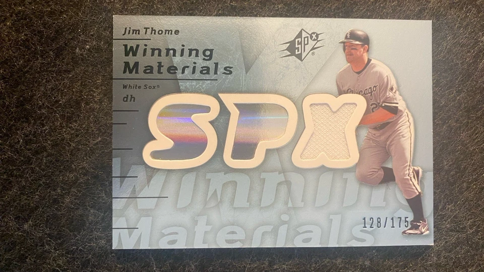 2007 Upper Deck SPx Winning Materials GU Jersey Jim Thome 128/175 White Sox - Image 1 of 1