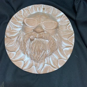 JBK Handgefertigte Keramik Sonnengesichter - Alter Mann Mr Shades & Zigarre Terrakotta Keramik - Bild 1 von 8
