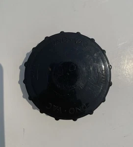 Vintage Uno-Vac Weithals Thermoskanne Teil Schwarz Kunststoff Stopper Ersatzteil - Bild 1 von 6