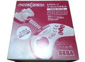Sega Saturn Wireless Controller Pad Receiver Set HSS-0116 SS  Boxed Japan Tested