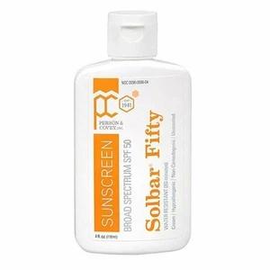Solbar Fifty Sunscreen Cream SPF 50 Broad Spectrum Hypoallergenic 4oz Pack of 3 - Picture 1 of 2