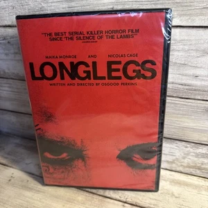 New! Longlegs (DVD, 2024) Sealed Ships Free Gets Under Your Skin & Stays There - Picture 1 of 4
