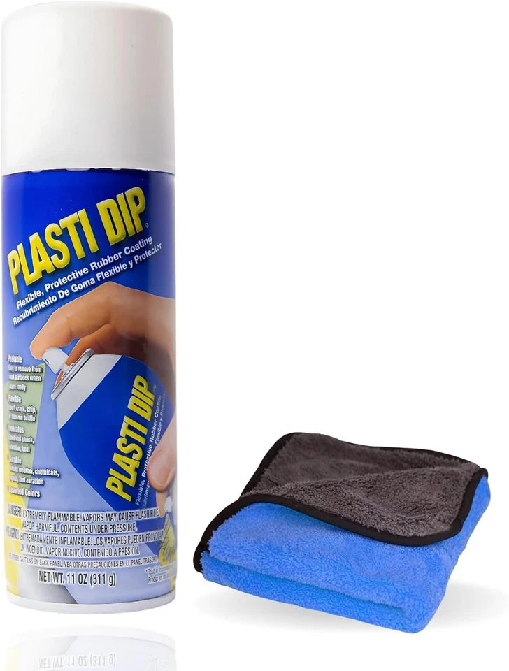 Recubrimiento de goma multiusos Plasti Dip - 5,5 onzas (paquete de 2), blanco  Foto 1 de 4