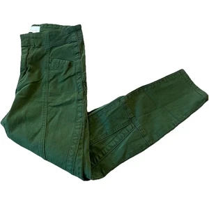 By Anthropologie Green Cadet Utility Skinny Pants Women's Size 29 - Picture 1 of 9