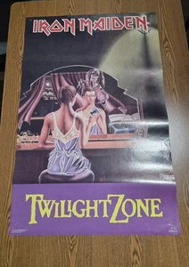 Vintage Iron Maiden Twilight Zone Poster 1981 Original #3138 Metall Selten - Bild 1 von 7