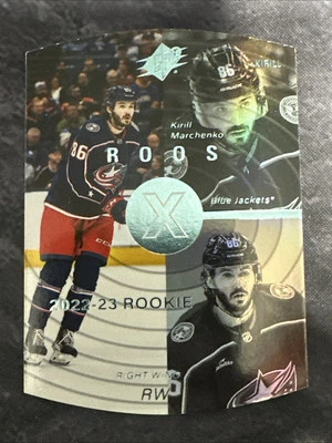 2022-23 Upper Deck '97-98 SPx Retro SPX27 Kirill Marchenko Columbus Blue Jackets - Image 1 of 2