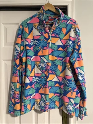 Chubbies Palmtastic Gr. XL Fleecepullover Mehrfarbig Geometrisch - Bild 1 von 4