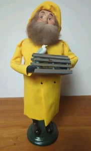 Vintage Byers' Choice Christmas Figure Sea Captain Cape Cod Lobster Trap 1999 - Picture 1 of 24