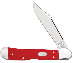 Case XX Knives Copperlock 56984 White SparXX Red Delrin Pocket Knife Stainless - Picture 1 of 4
