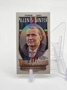 2021 Topps Allen & Ginter #MWL-15 Guðni Th. Jóhannesson World Leaders Minis - Bild 1 von 2