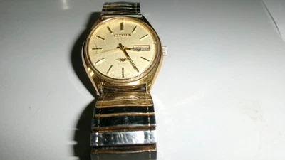 1970's Citizen Eagle 7 Gents Gold Plated Automatic Watch. Sold AS IS - image 1 of 4
