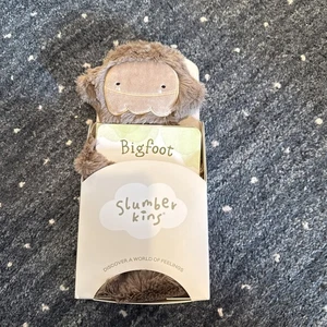 Slumberkins Bigfoot Board Book Complete Gift Set Stuffed Animal Toy - Picture 1 of 3