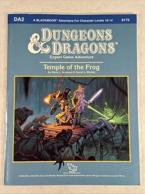 Temple of the Frog Adventure Module - Dungeons and Dragons DA2 Original VG+ - Image 1 of 4