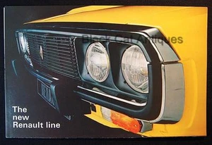 Original Vintage Renault Line-Up Canadian Car Dealer Color Fold-Out Brochure - Picture 1 of 1
