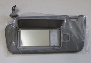 Left Sunshade (GRAY) with Vanity Lamp for 2007-2012 KIA Rondo / Carens - Picture 1 of 4