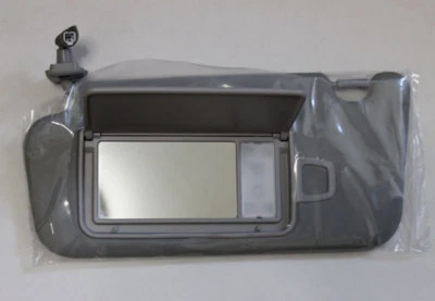 Left Sunshade (GRAY) with Vanity Lamp for 2007-2012 KIA Rondo / Carens - Image 1 of 4