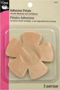 Sujetador adhesivo DRIRZ pétalos, desnudo, 6 unidades - Imagen 1 de 1