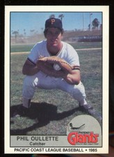 1985 Cramer Sports Card Phoenix Giants PHIL OULLETTE RC GIANTS